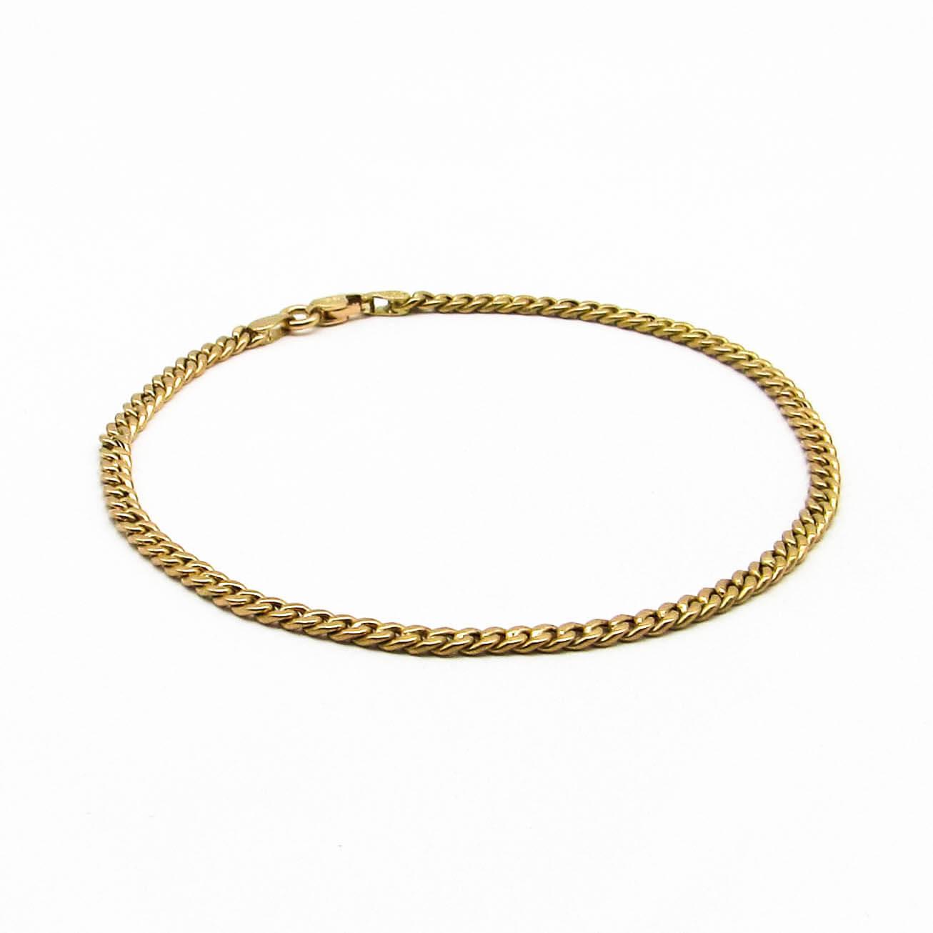 PULSERA GROUMET 19CM /O.ROJO